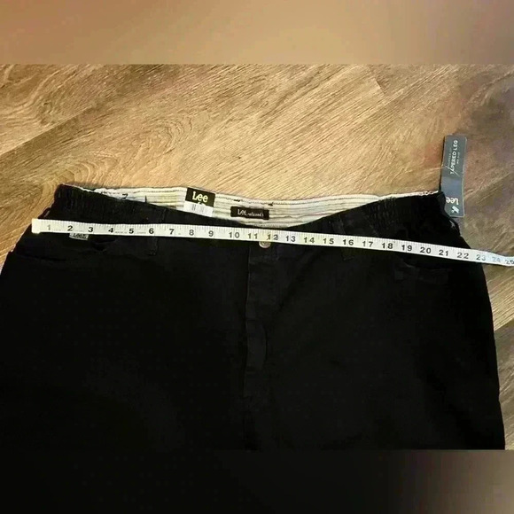Lee Black Elastic Waist Denim Jeans size 26wide (medium) - Picture 5 of 10